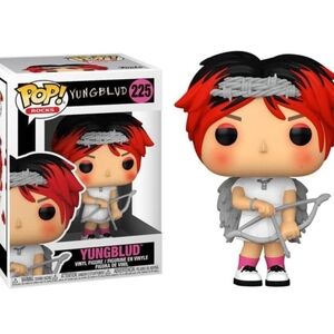 Funko Pop! Rocks Yungblud Figure - Red, Black, and White